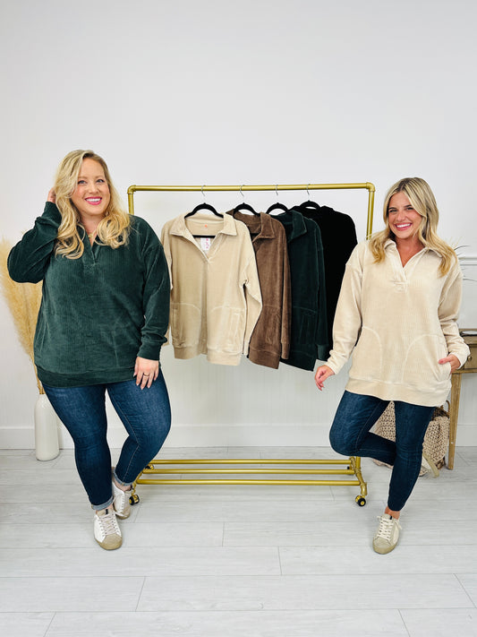 Perfectly Plush Pullover Top- Multiple Colors!