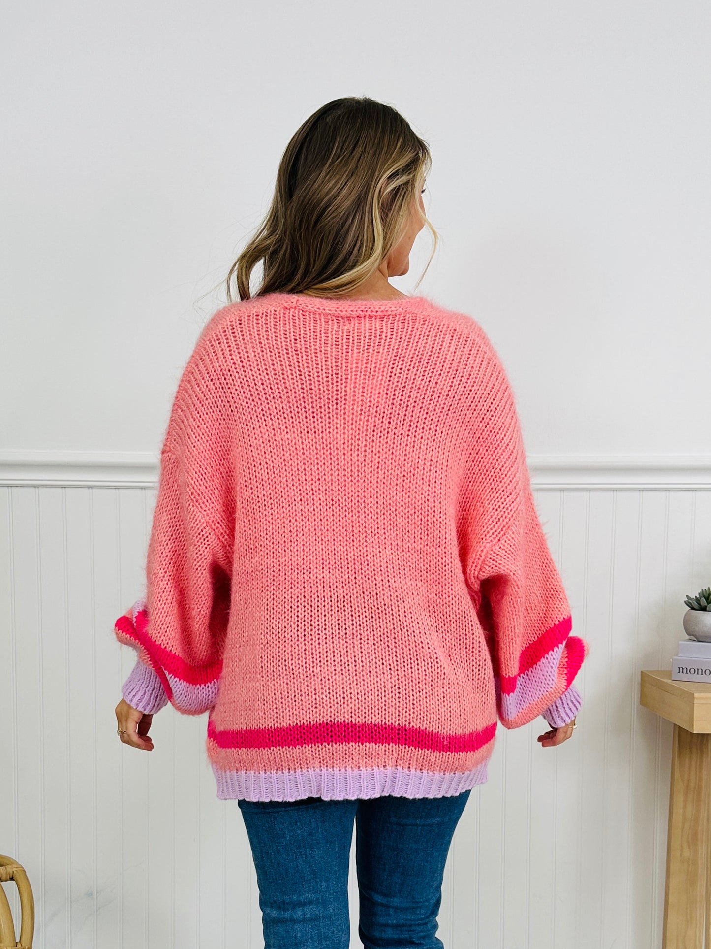 Sweetheart Stripes Cardigan