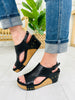 Naturally Elevated Wedges In Black Stitch