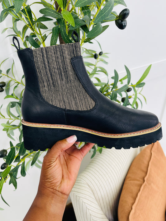 Uptown Ground Booties in Black