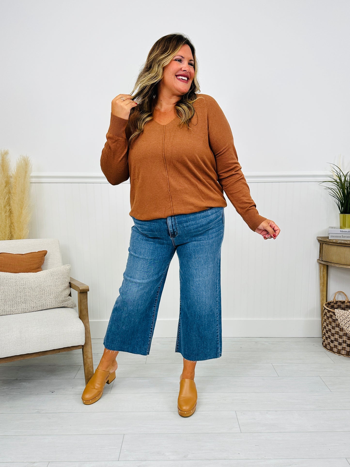 Judy Blue Anything Goes Wide Leg Cropped Jeans
