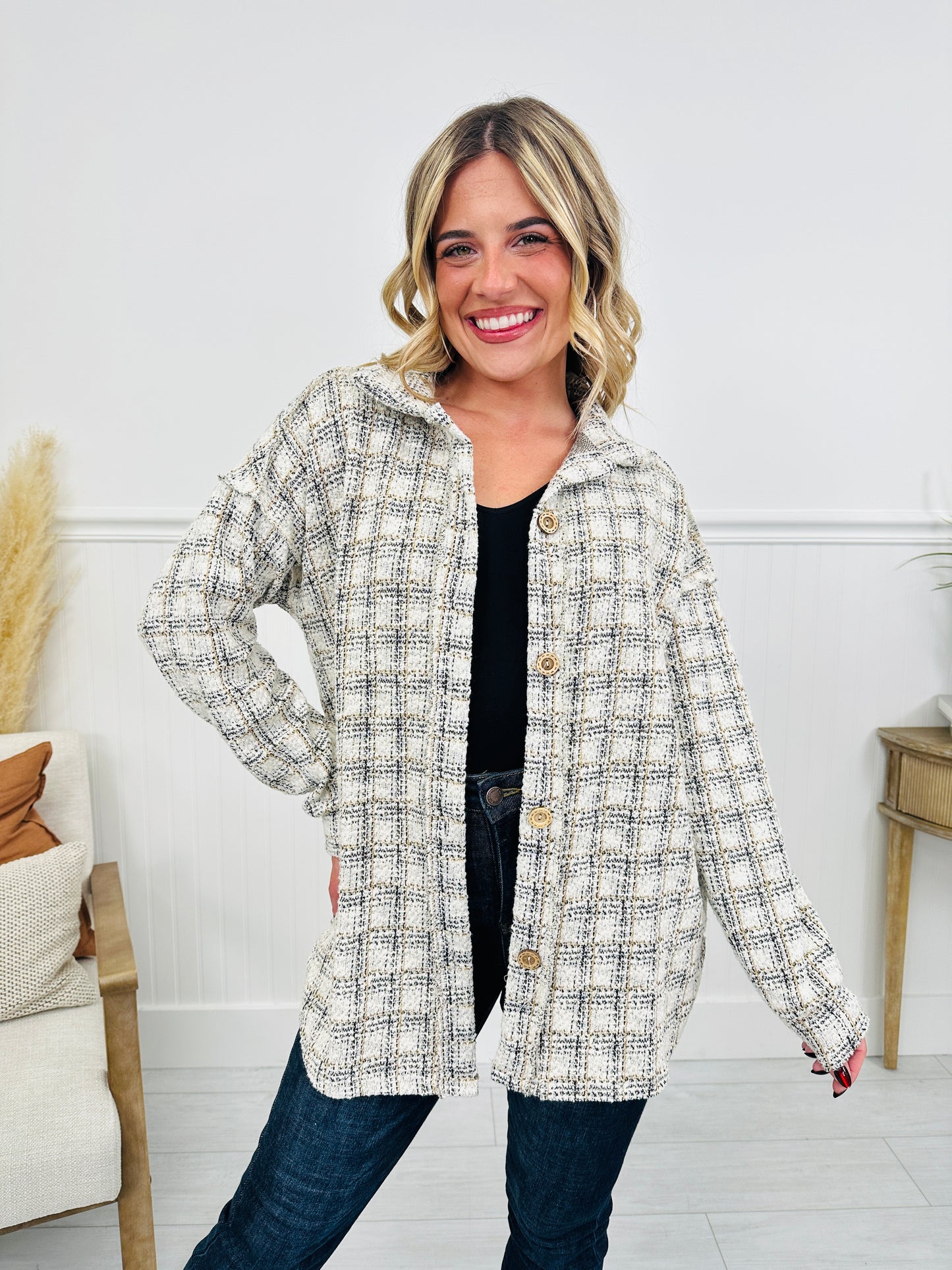 Touch of Tweed Shacket