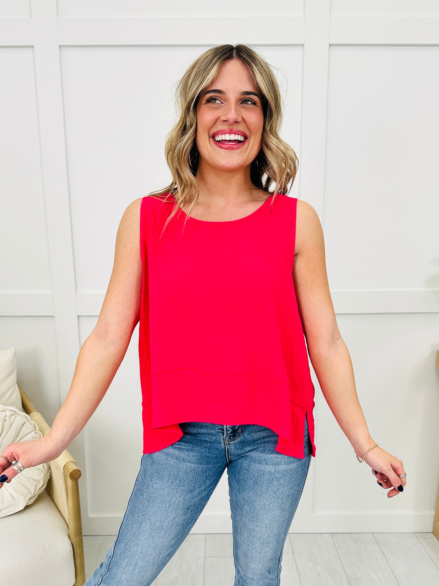 MOCO Exclusive In The Know Air Flow Tank Top- Multiple Colors!