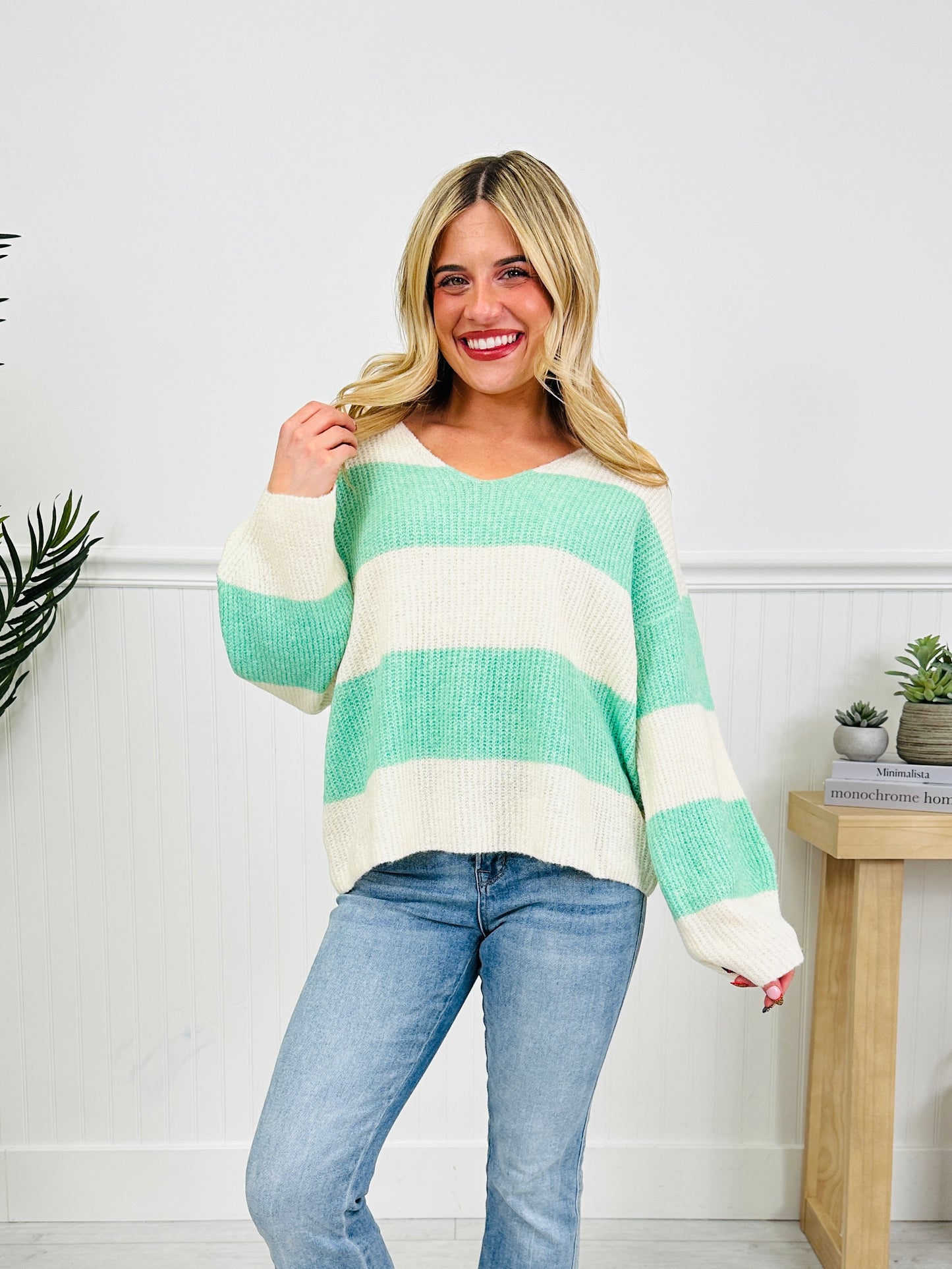 Springtime Stripes Sweater in Multiple Colors