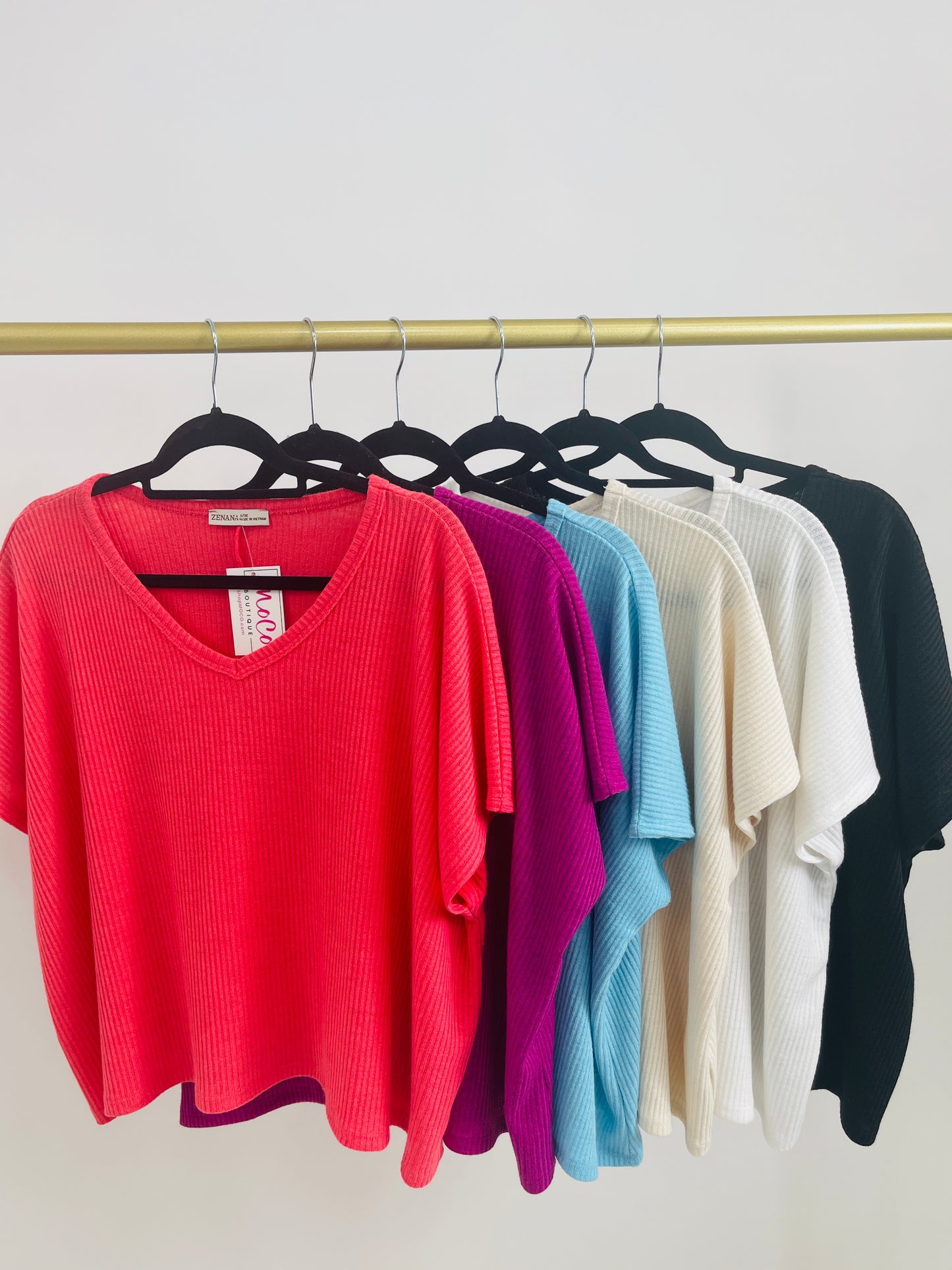 DOORBUSTER! Perfectly Simple Top- Multiple Colors!