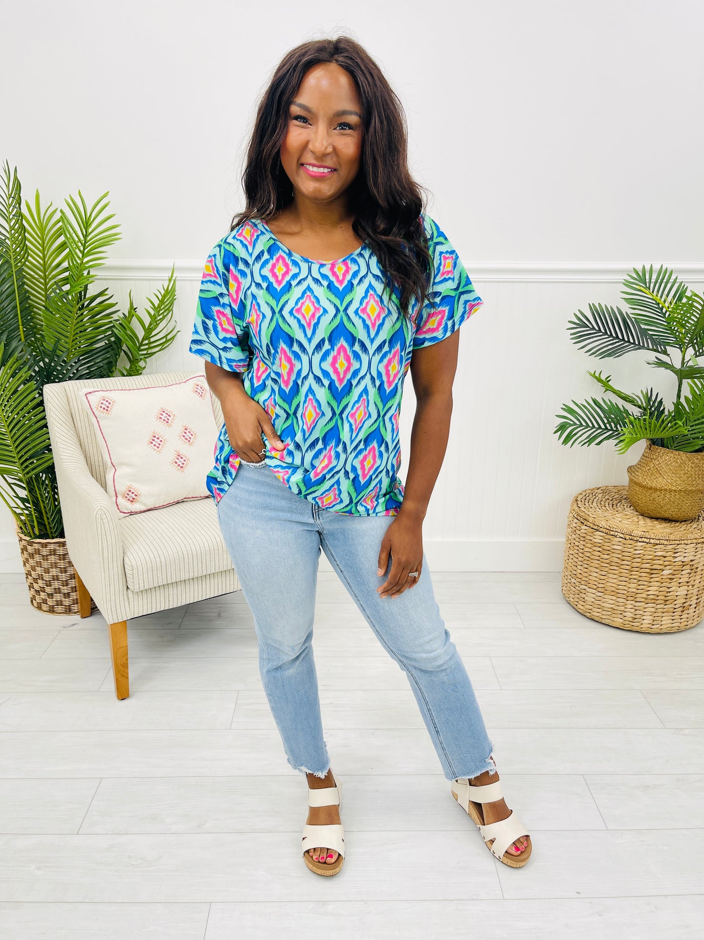 Swaying Petals Top