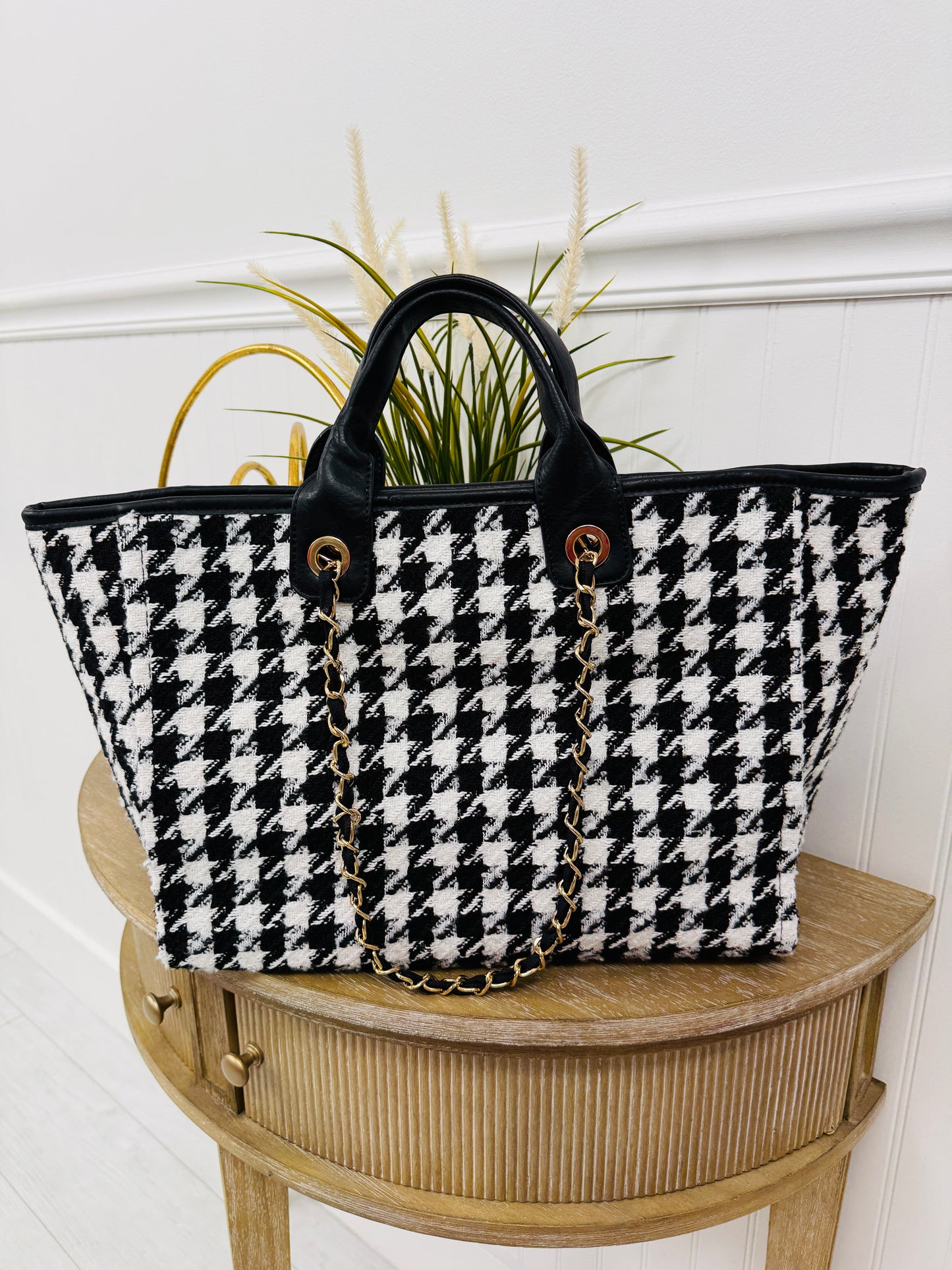 Kristina Satchel With Chain Strap