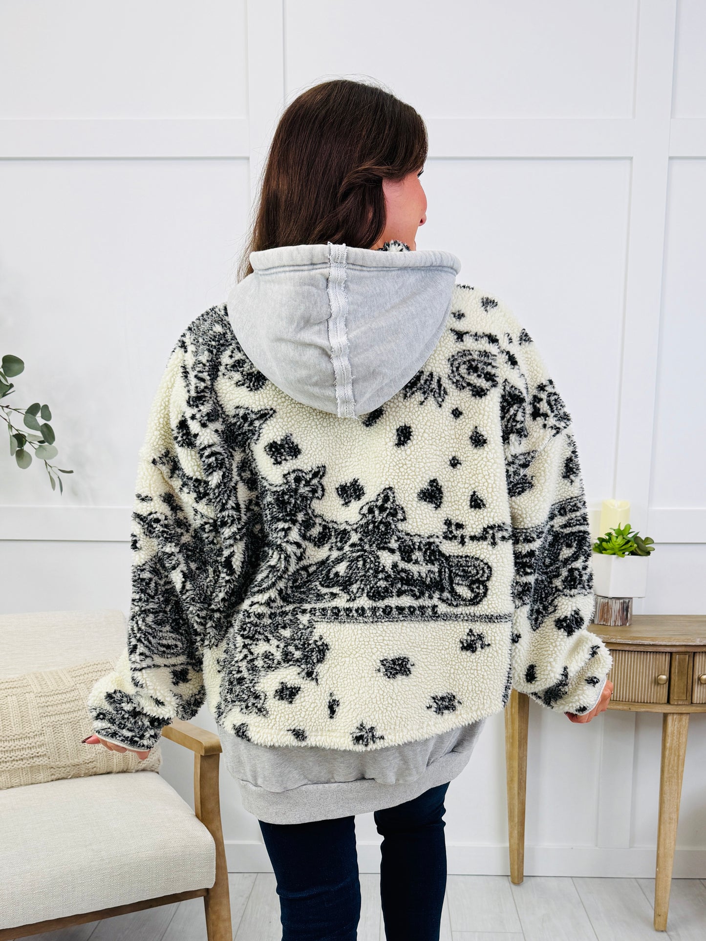 Paisley Plush Jacket