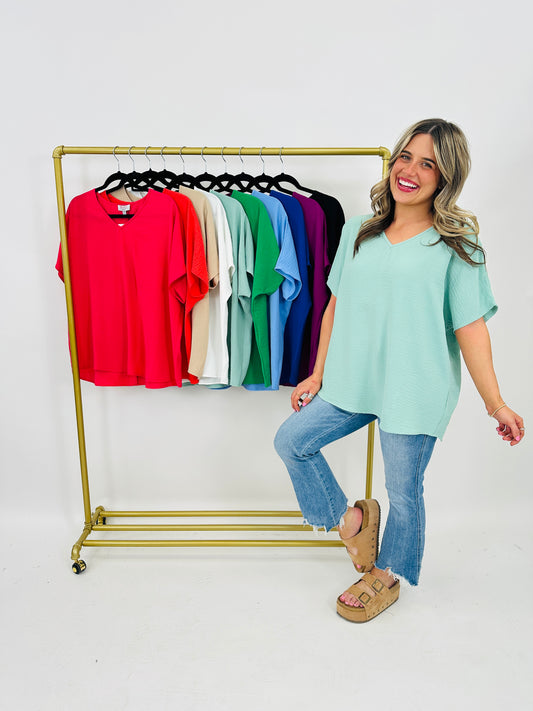 Go With The Flow Top-- Multiple Colors!