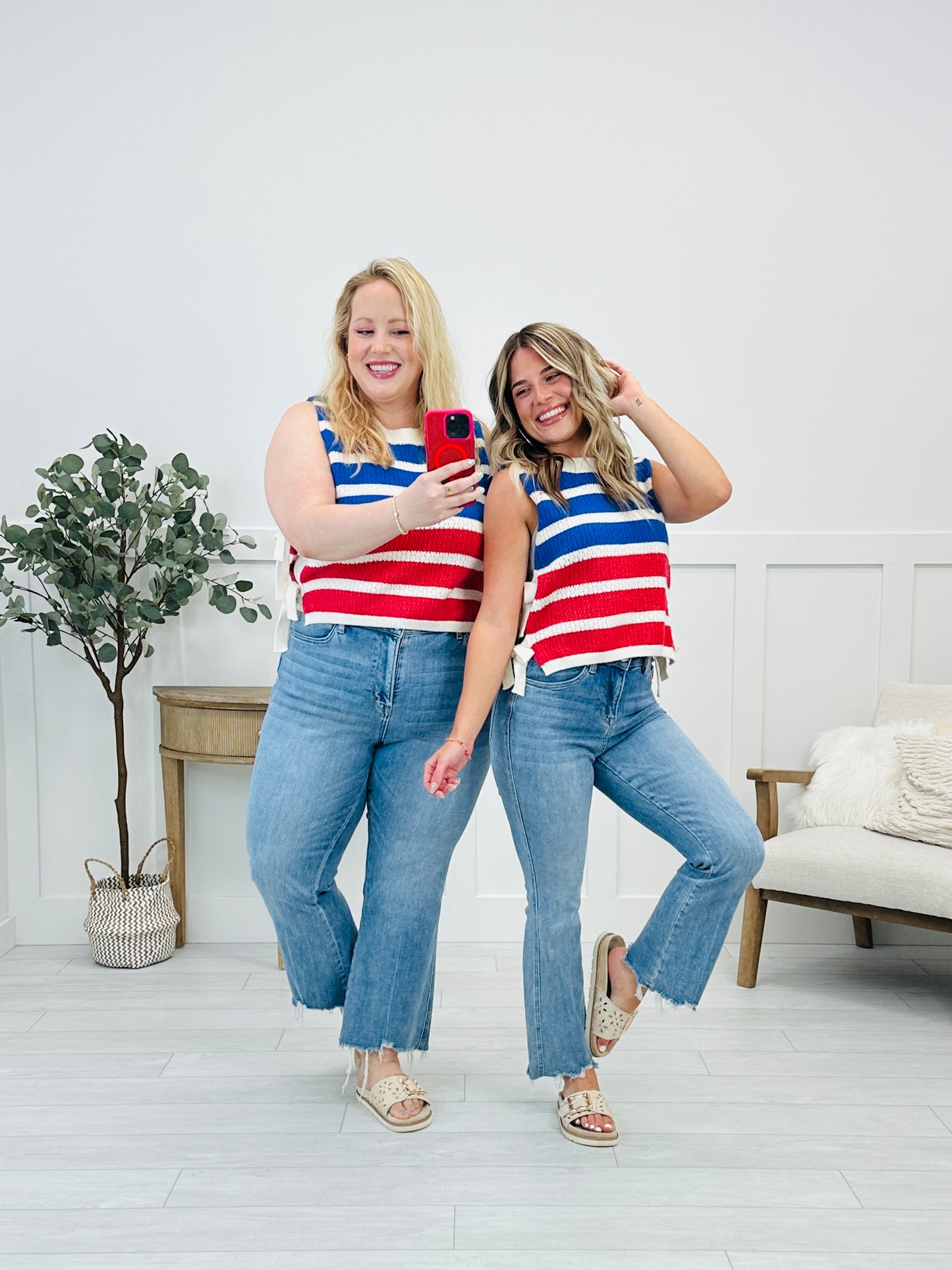 Red, White & Radiant Outfit