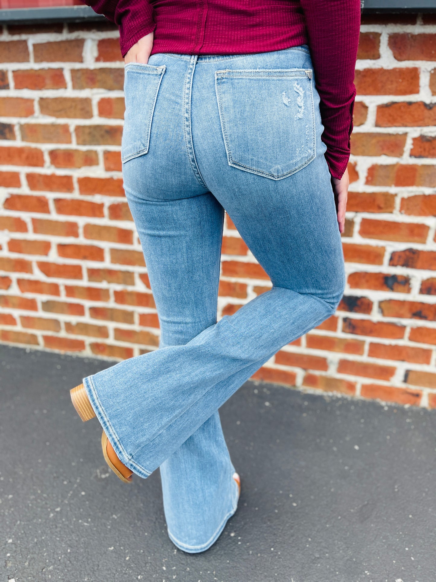 Restock! Judy Blue Plus/Reg Fab & Fun Flare Jeans