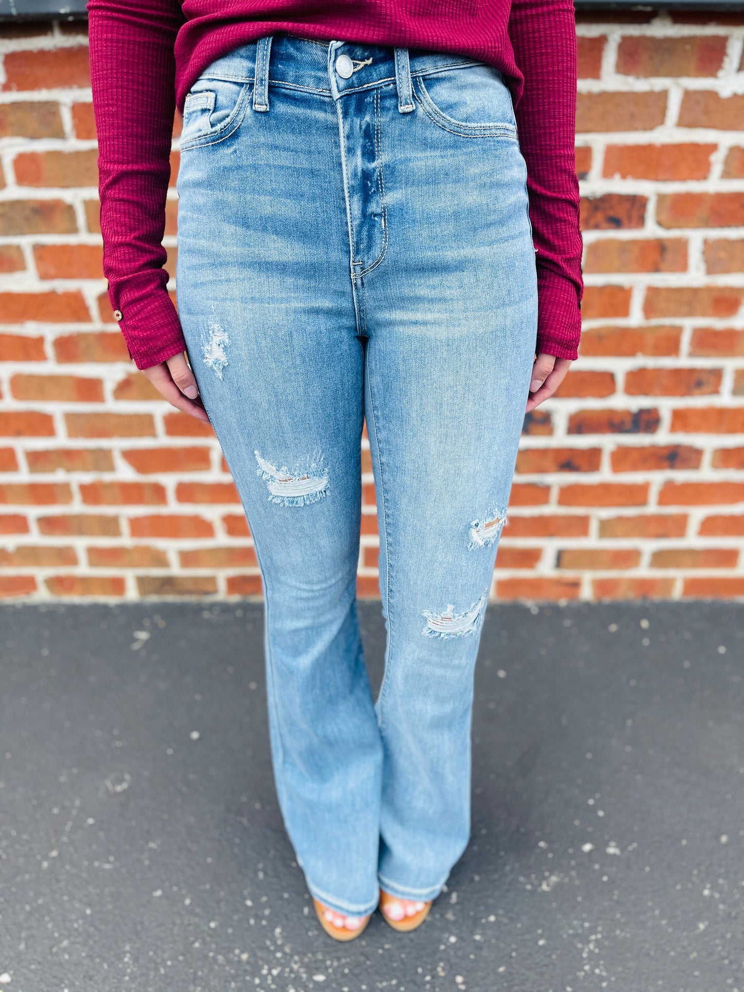 Restock! Judy Blue Plus/Reg Fab & Fun Flare Jeans