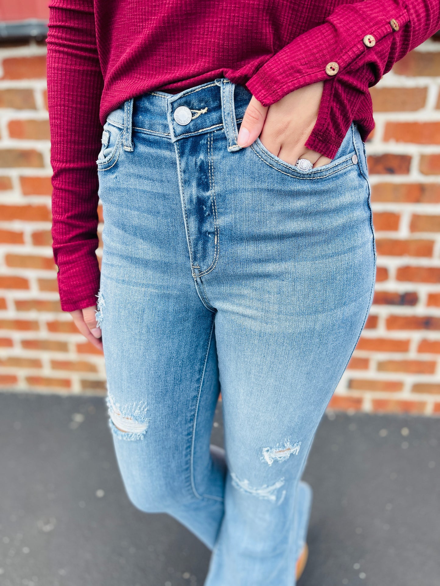 Restock! Judy Blue Plus/Reg Fab & Fun Flare Jeans