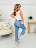 Pocket Full of Posies Wide Leg Cropped Jeans