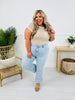 Crush On The Cuff Tummy Control Mom Jeans