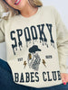 Spooky Babes Club Graphic Crewneck Sweatshirt