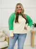 REG/CURVY Colorblock Casual Sweater