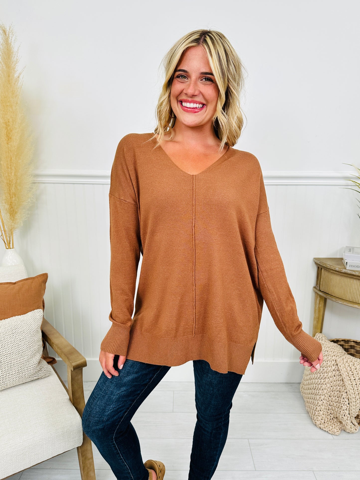 Fall Feels Sweater- Multiple Colors!