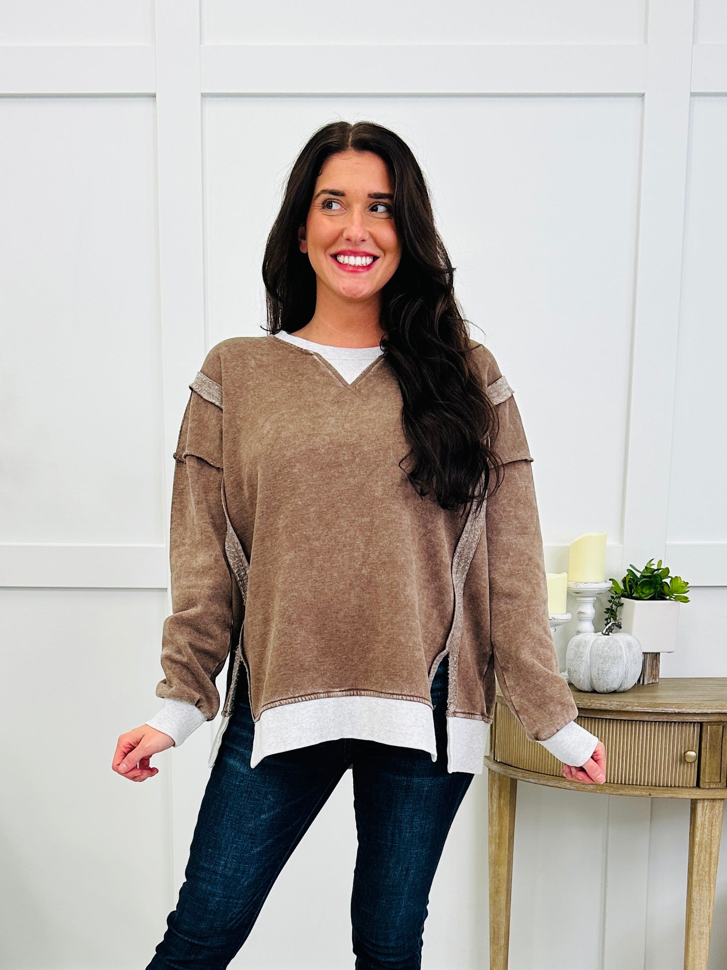 Anywhere With You Sweatshirt In Multiple Colors