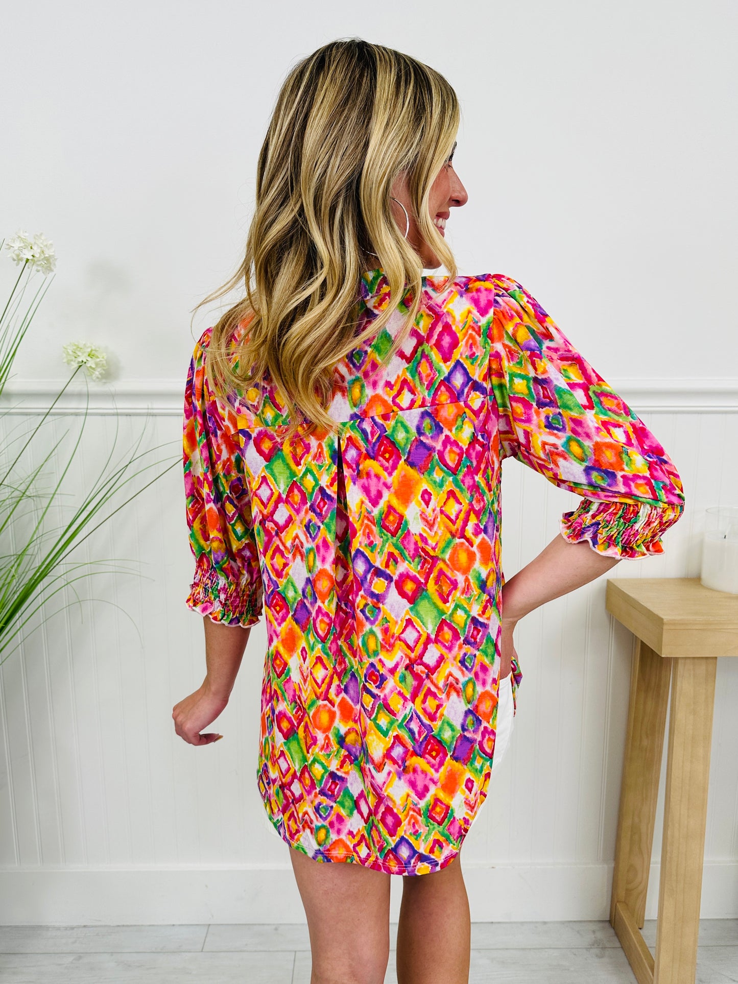 Step Into Spring Top in Charleston Print