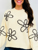 Daisy After Dark Sweater In Cream