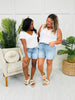 Judy Blue Retro Refresh Dad Shorts