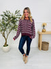 Fine Line Top In Wine