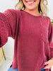 REG/CURVY Cozy Corded Top- Multiple Colors!