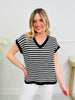 Nautical Knit Top In Multiple Colors