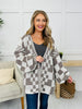 The Final Checkpoint Cardigan in Mocha Brown Combo