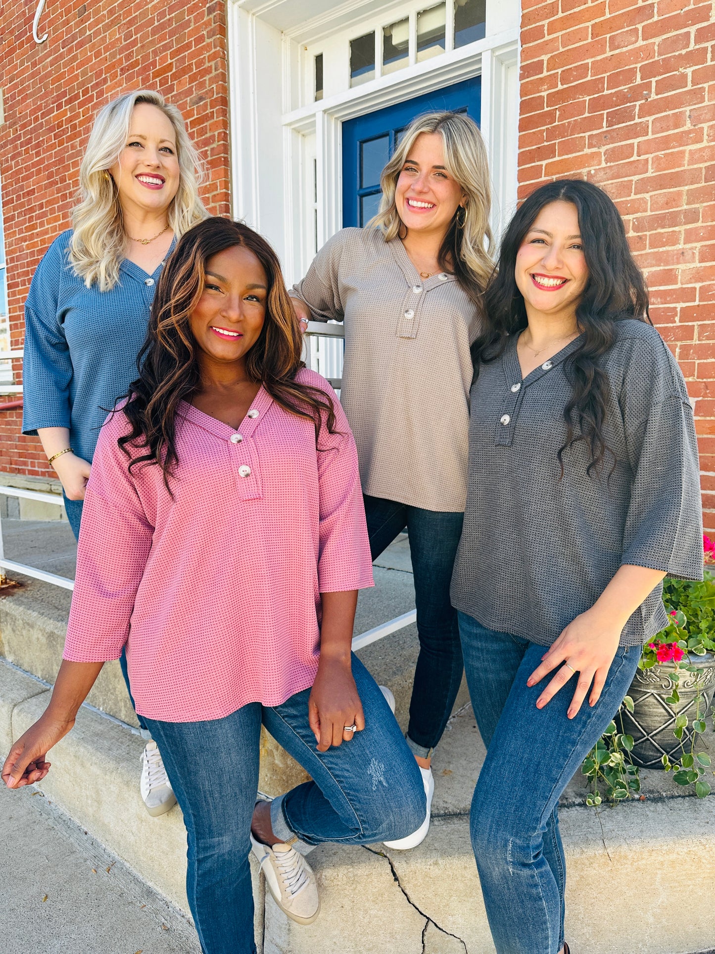 REG/CURVY Off-Duty Dreamer Top- Multiple Colors!