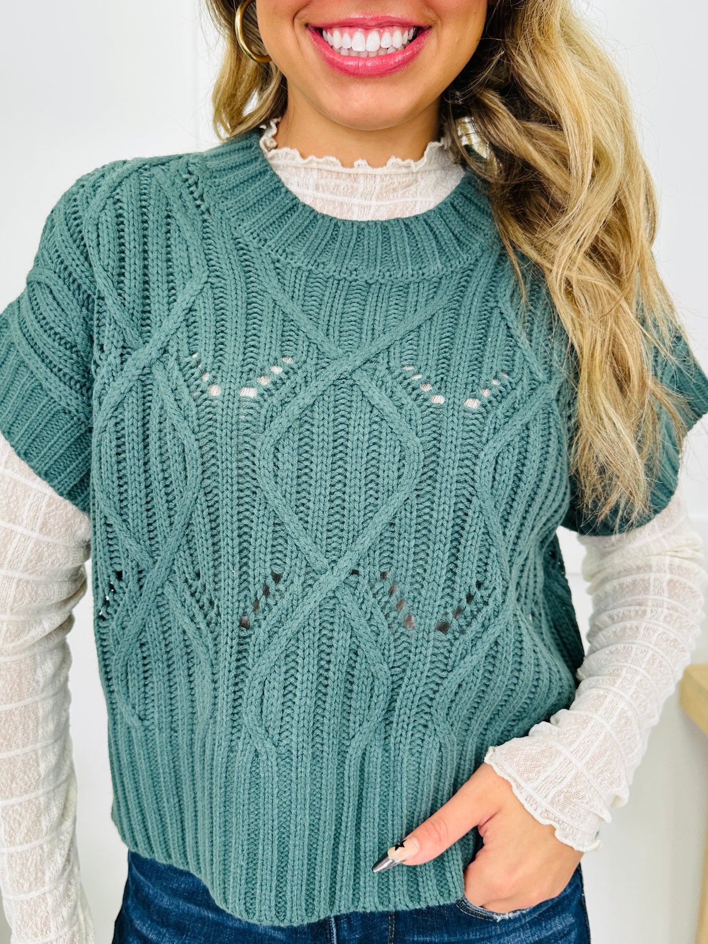 DOORBUSTER! Lost In The Pattern Sweater- Multiple Colors!