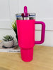 40oz Tumbler With Flip Straw- Multiple Colors!