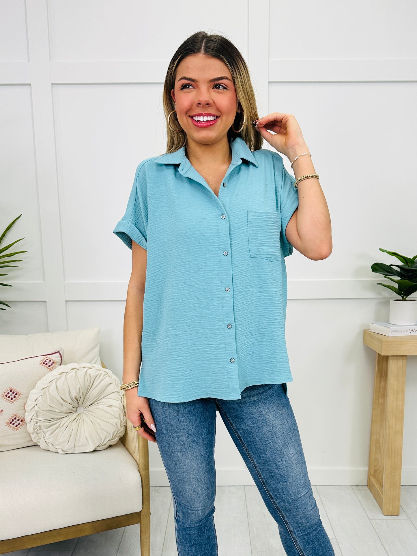 DOORBUSTER! Style On Repeat Top- Multiple Colors!