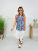 Sunshine Energy Top in Palm Beach Print