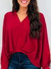 Main Event Blouse In Multiple Colors