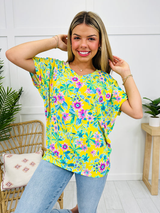Radiant Daydream Top in Yellow