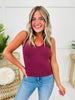 Cropped Reversible Shapewear Tank- Multiple Colors!