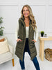 Holding Onto Warmth Puffer Vest In Olive