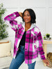 DOORBUSTER! Cabin Whisper Shacket in Lt Plum