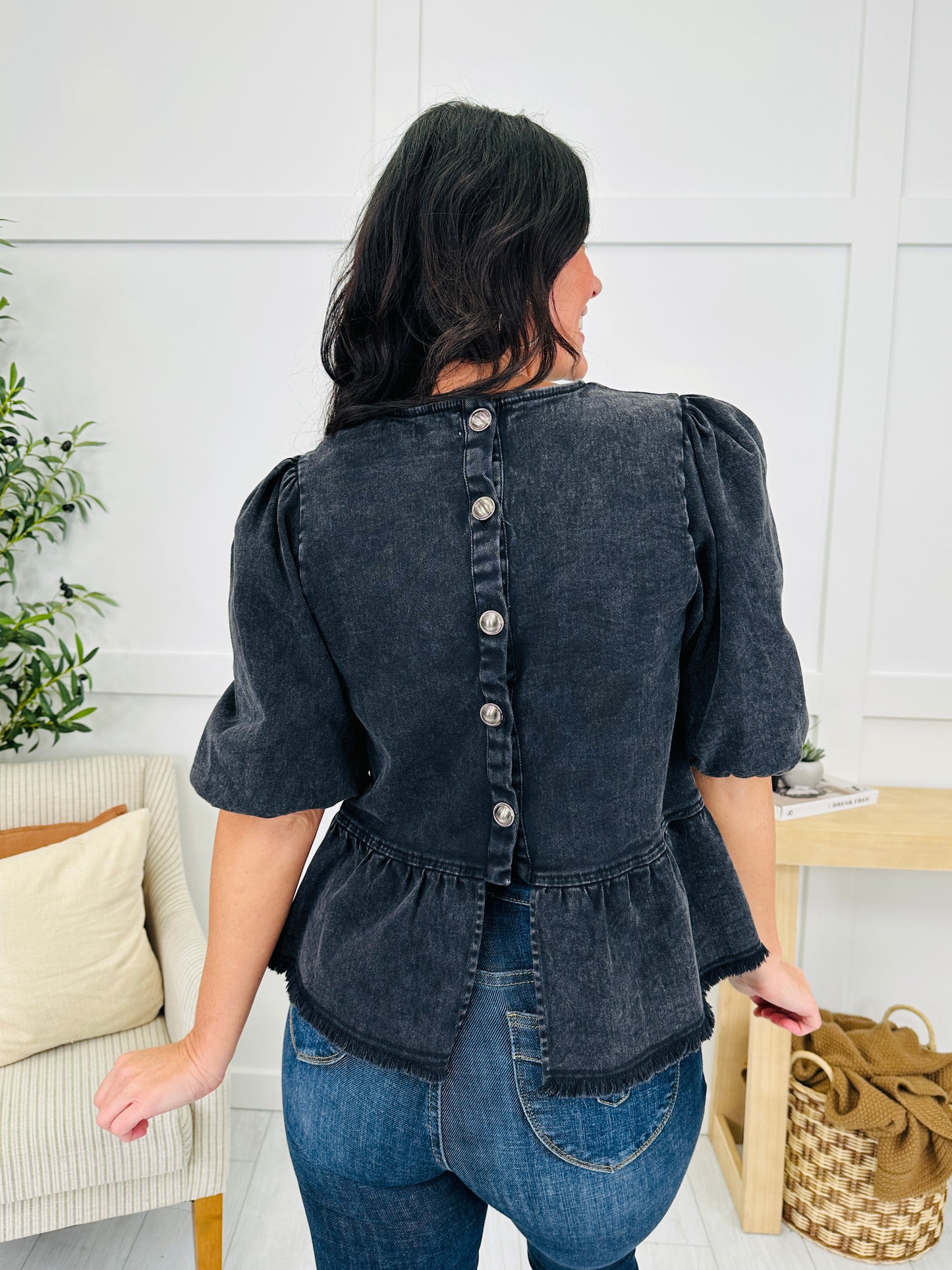 Back To Romance Top in Black