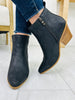 Bold Boundaries Booties In Black