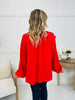 Glamorous Grace Top In Red