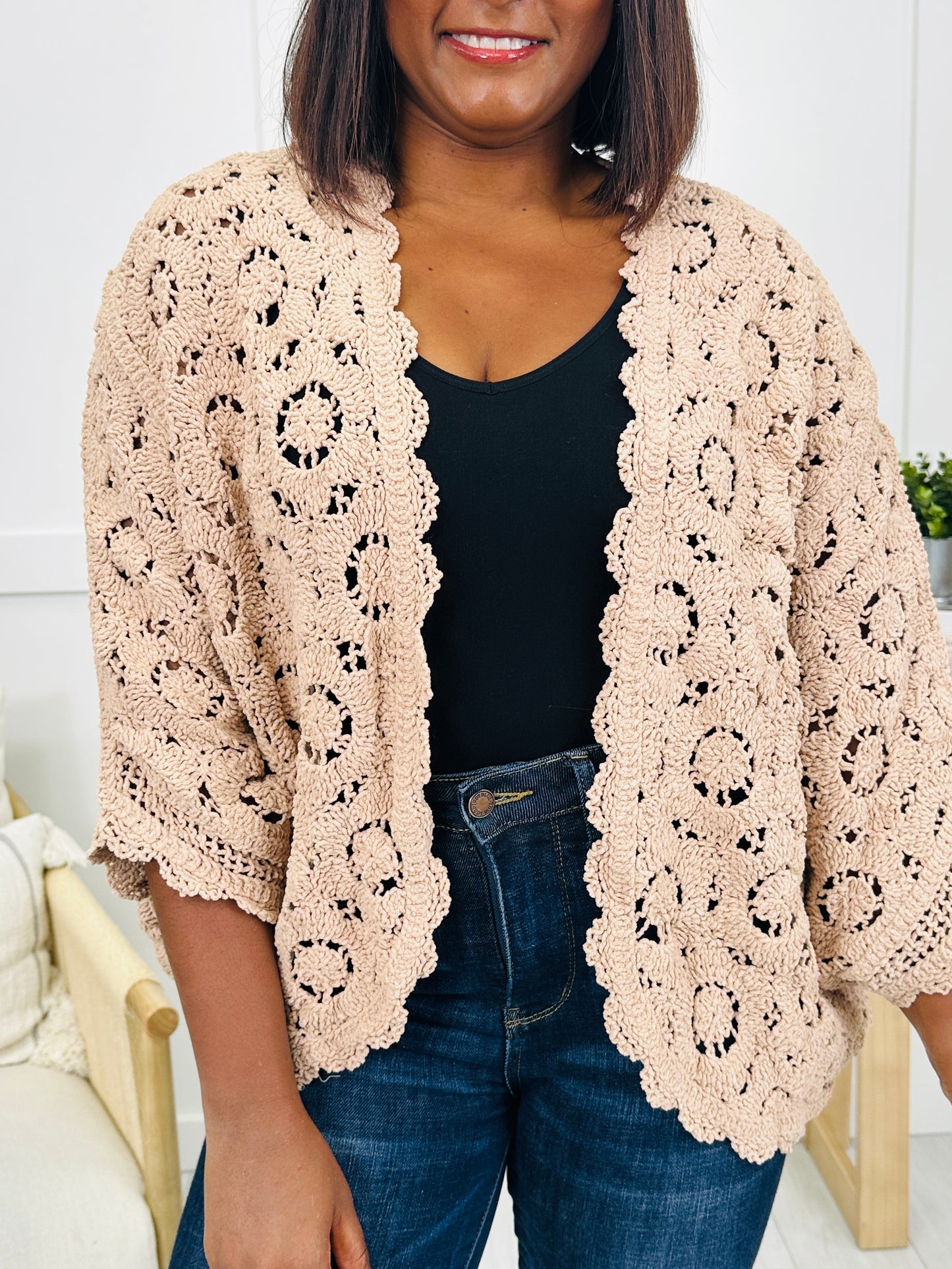Lacework Dreams Cardigan- Multiple Colors!