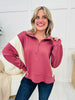 REG/CURVY Raspberry Rush Pullover