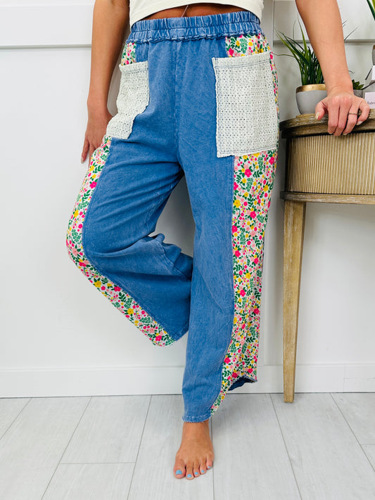 Floral Flow Bottoms in Multiple Colors