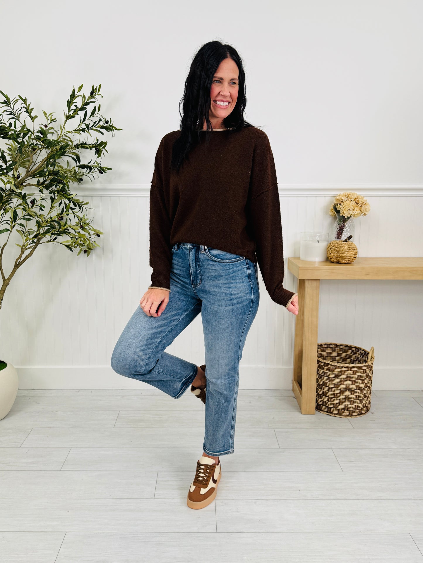 Judy Blue Endless Style Tummy Control Ankle Straight Jeans In Regular And Petite