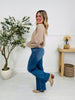 Just Four You Tummy Control Wide Leg Jeans in Four Inseams