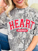 Heart Breaker Camo Graphic Tee