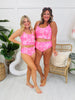 High Rise Reversible Swim Bottoms In Harbor Pink